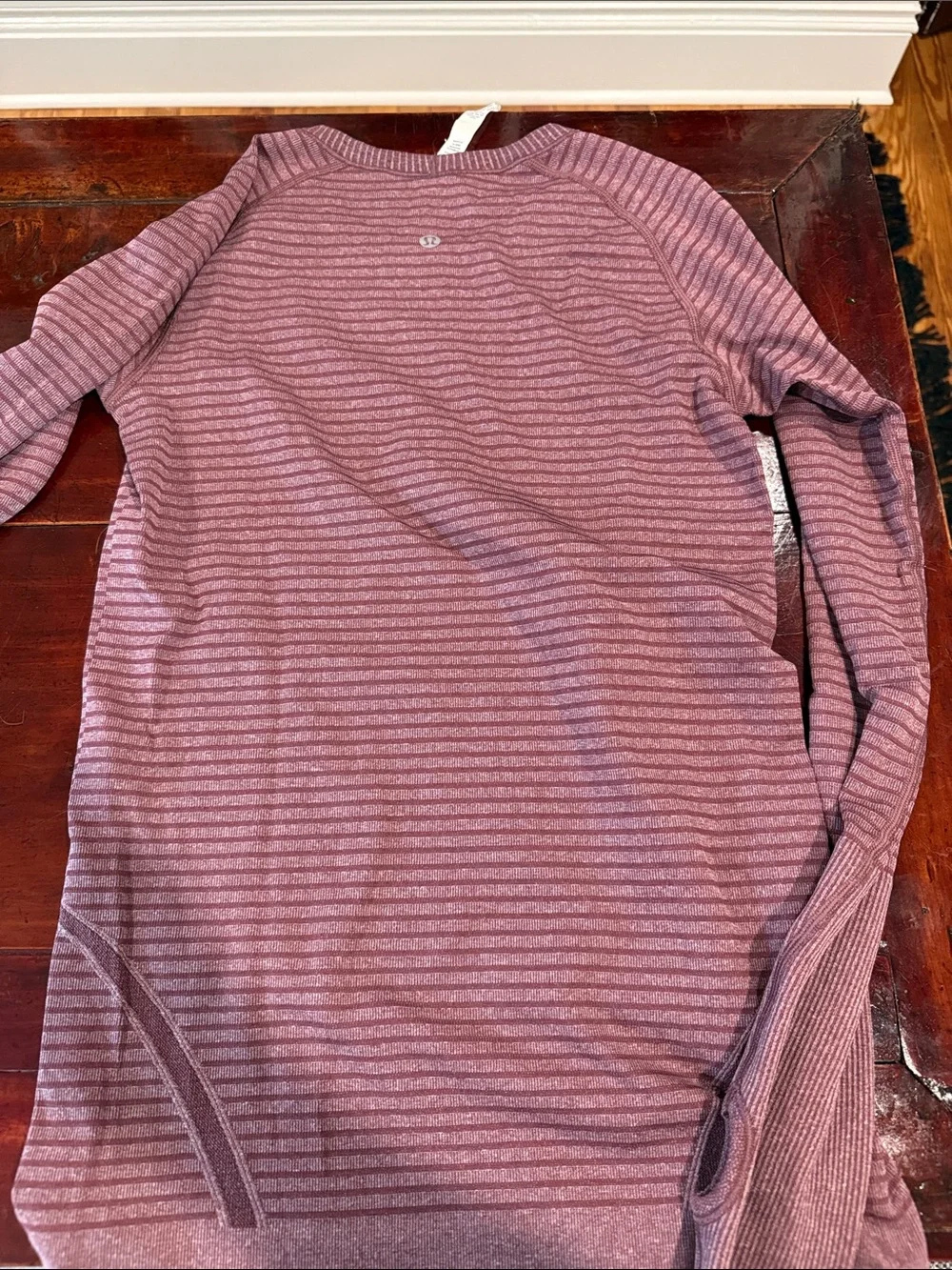 lululemon athletica Striped Crewneck Sweater in Dusty Mauve